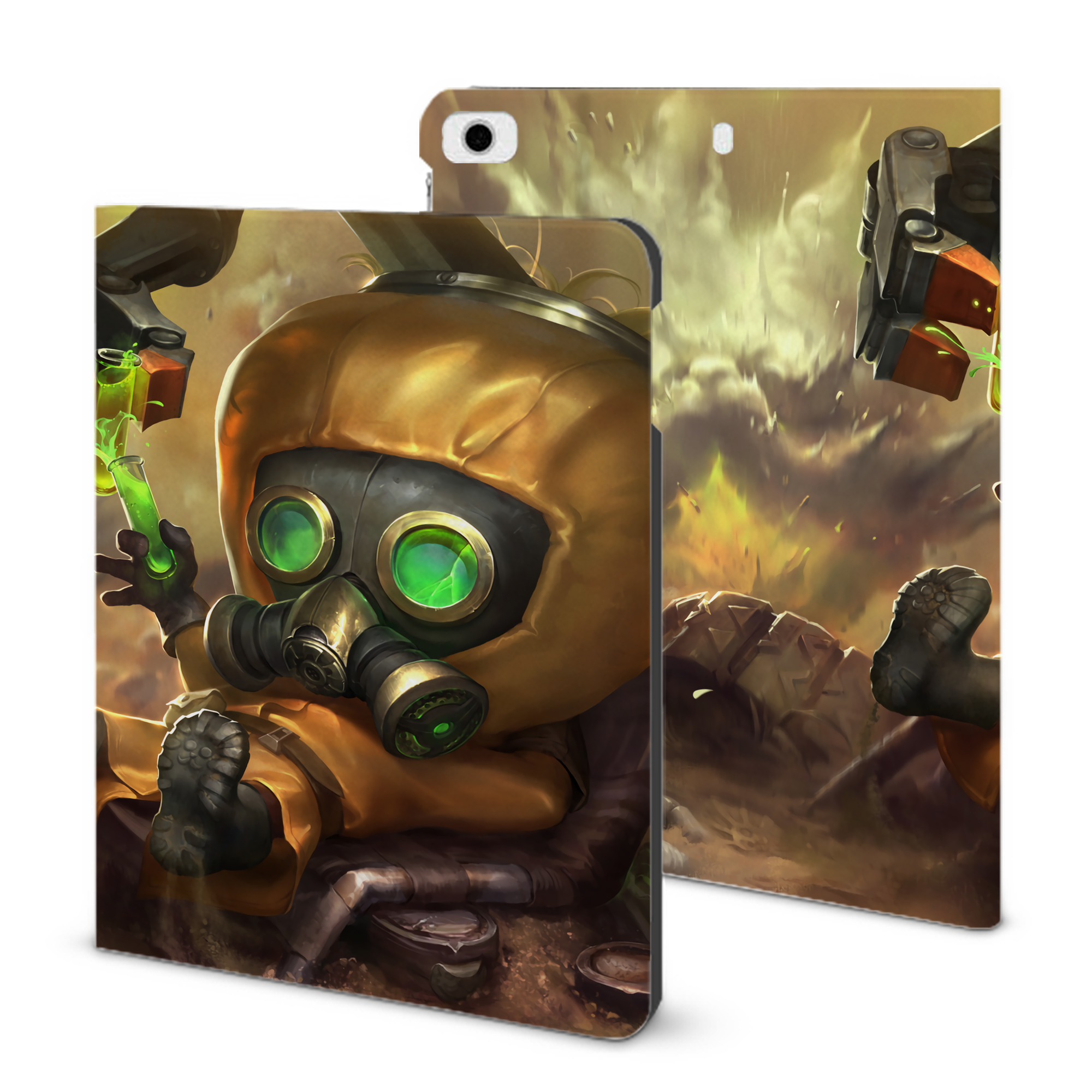 （画像用） リーグ・オブ・レジェンド League of Legends LOL IPad ケース ブック型 PUレザー TPU 耐衝撃 軽量 薄型 ペン収納なし 全面保護 IPad 各モデル対応